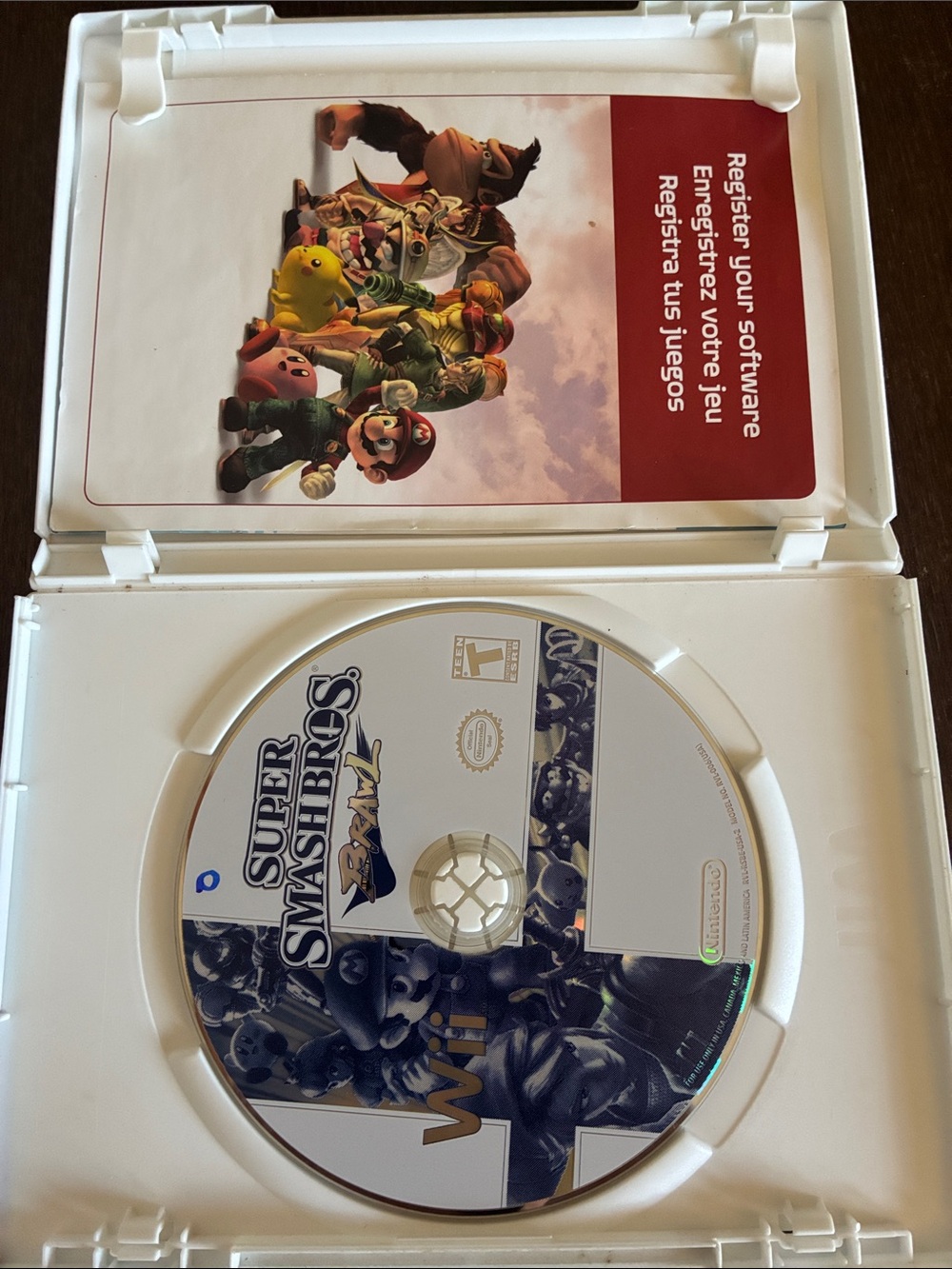 Nintendo Super Smash Bros. Brawl Cover - Red, Yellow, Blue, Green - Picture 4 of 4